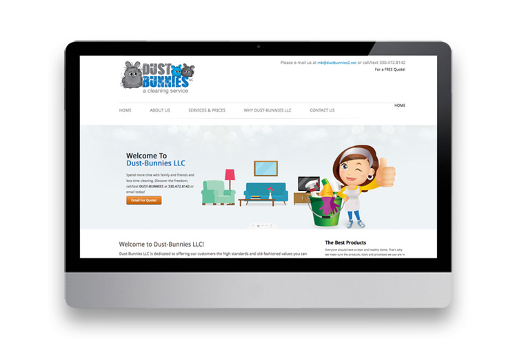 Dust Bunnies LLC Website